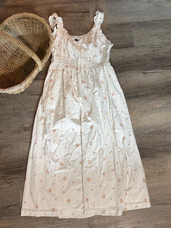 Old Navy Dresses & Skirts - Old Navy White Floral Tie-Shoulder Sundress